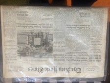 The New York Times News paper May 11,1950 picture