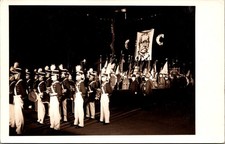 1934 Mint USA RPPC Postcard German American Bund Funeral March for Hindenburg picture