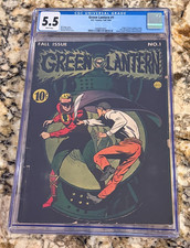 Green Lantern #1 1941 D.C. Golden Age Comic CGC 5.5 Rare White Pages JLA GA KEY picture
