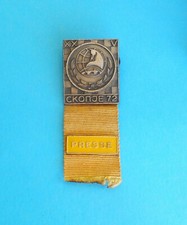 20th CHESS OLYMPIAD 1972 - official participant badge Press * Olympic Games RRR picture