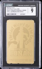 1999 ANIME PHONE CARDS #0499G DETECTIVE CONAN CGC 9 picture