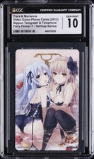 2013 PHONE CARDS #03 FAIRY FENCER F SOFMAP BONUS TIARA&MARIANNA CGC 10 GEM MINT picture
