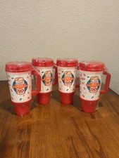 Allsup's 50th Anniversary World Famous Burrito 32 oz Travel Mug Red Whirley New picture