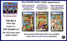CRAZY Eds' Portfolio: PLASTIC MAN 1960's KEY Eds 'PEDIGREE' 1 of a KIND-send BO picture