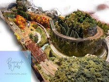 N Gauge Fixed Diorama Layout 2,400mm x 900mm picture