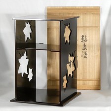 Wajima Lacquerware Shelf Urasenke Tea Ceremony Tatami 49.8cm (19.6in) Japan picture