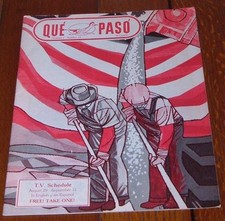 1976 QUE PASO MAGAZINE~LAREDO TEXAS~SERGIO RUIZ SANTA CECILIA~WESTERN OIL & GAS picture
