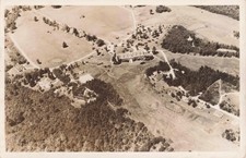 Bald Peak Colony Club Melvin Village NH Vintage Aerial Postcard RPPC 1920s RARE picture
