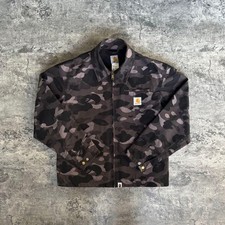 Carhartt Men Collaboration Spar Detroit X A Bathing Ape Limited Edition VHTF Des picture