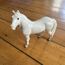 Stablemates 5621 GREY WHITE STANDING STOCK HORSE MARE Breyer c 2010s HOSPITAL picture