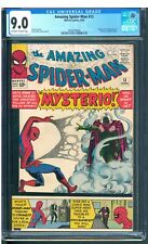 AMAZING SPIDER-MAN #13  CGC 9.0  VF/NM  KEY 1ST MYSTERIO BRIGHT COLORS SHARP picture