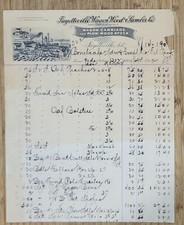 1904 Billhead Arkansas Fayetteville Wagon Wood Lumber picture