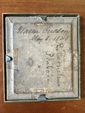 Very Rare ROBERT CORNELIUS Framed Daguerreotype Dated 1840 & ID'd picture