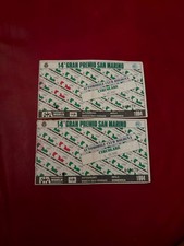 f1 ticket Ayrton senna death 1994 imola picture