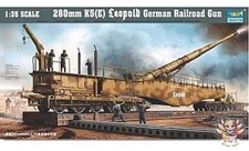 TRUMPETER Plastic Model 1/35 German 280mm Leopold Railway Gun [... Plastic Model picture