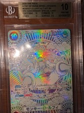 One Piece Card Game 2025 Monkey D. Luffy Alt Art SP 3rd Ann. BGS 10 Pristine picture