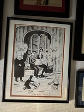Signed Charles Addams Addams Family Limited Edition Lithograph Wednesday picture