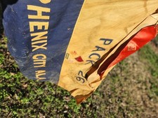 1950s Boy Scout Cub Scout Pack 24 Troop Flag PHENIX CITY  2’x3’ Rare Cotton Sewn picture
