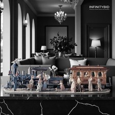 Lladro A Grand Adventure Train Sculpture. Limited Edition 01001888 picture