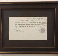 John Ruskin Signed Letter 1869 With Seal ALS picture