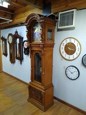 1913 English Elliott 9-tube grandfather clock picture