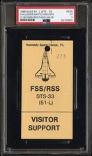 CHALLENGER SPACE SHUTTLE DISASTER LAUNCH PASS JAN.28 1986 NASA 51-L STS-33 PSA 5 picture