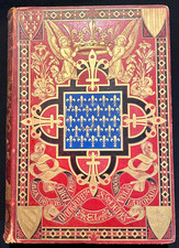 French Victorian Decorative Fine Binding 1883 Chroniqueurs Charles VIII Louis XI picture