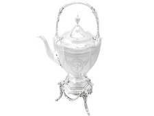 Antique Victorian Sterling Silver Spirit Kettle  picture