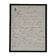 German Empress Hermine Autograph Letter Signed ALS Kaiser Wilhelm II Royalty DE picture