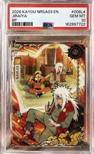 Kayou Naruto 2026 NRSA03 EN BP Jiraiya #006L4 PSA 10 Serial 001/999 picture