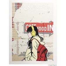 Hisashi Eguchi Lena's Café Print Silk Screen ed 100 takashi murakami picture