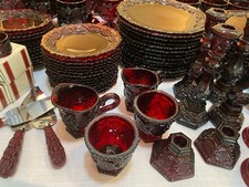 HUGE Avon Cape Cod Ruby Red Glassware Collection picture
