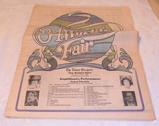 VINTAGE 1984 WORLD'S FAIR PAPER WILLIE NELSON  MAISON BLANCHE + NEW ORLEANS picture