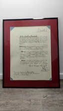 Royal Family - OBE Certificate - 1959 - Signed by Queen Elizabeth II & Philip picture