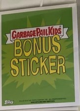 Garbage pail kids bonus Card stickers complete set. ANS BNS 2014 2015. Rl Stine picture