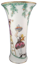 Original Period Augarten Vienna Art Deco Porcelain Vase Porzellan Wien Austrian picture