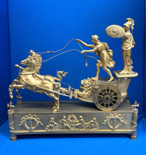 Antique 1820 French Empire Ormolu Chariot  Silk Thread * picture