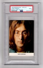 PSA 9 JOHN LENNON of The BEATLES 1969 Bergmann Card THE HIGHEST EVER GRADED 1/1 picture