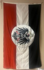 GERMAN IMPERIAL EMPIRE FLAG 1913 - OFFICIAL STAMPED - PRIVATE COLLECTION RARE picture
