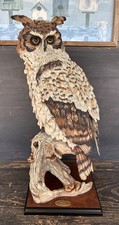 Giuseppe Armani Statue Masterpiece “Wisdom” Owl 0281S Made in Italy 23” Tall picture