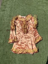 Andrade Vintage 1960s Mardi Gras Costume Top Orange Puff Krewe Rare picture