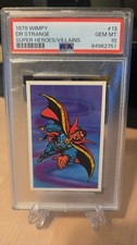 1979 Mr. Wimpy's Marvel Super Heroes / Villains - #13 Doctor Strange - PSA 10 picture