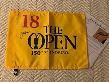 Jack Nicklaus SIGNED 2022 150th British Open Golf Flag JSA Authenticated LOA COA picture