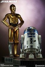 R2-D2 & C-3PO Sideshow Star Wars Legendary Scale Figure 1/2 Rare picture