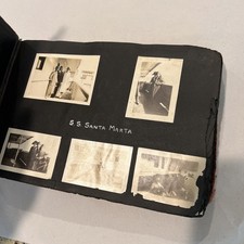 1920s Antique 480 Photo Album by Ship South & Central America, Egypt, Europe FL4 picture
