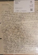 PSA/DNA Freud 1908 Letterhead Signed, Founding Journal of Psychoanalysis picture