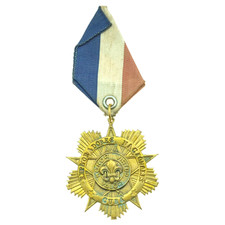 Rare CUBAN BOY SCOUTS  EXPLORADORES NACIONALES CUBA NATIONAL EXPLORERS MEDAL picture
