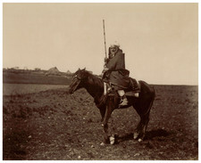 Antonio Cavilla, Morocco, Tangier, Ready for the Harka Vintage Albumen Print Tirag picture