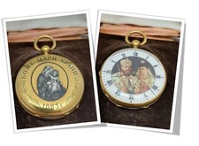 Imperial Russ Gilt Silver Enamel Pocket Watch Coronation Alexander III picture