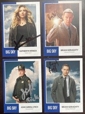 Big Sky KATHERYN WINNICK, JOHN CARROLL LYNCH & BRIAN GERAGHTY SIGNED Cards picture